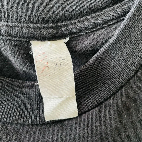 Bon Jovi You Give Love A Bad Name Heart & Dagger Logo Graphic T Shirt Vintage - Picture 2 of 7